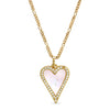 Illuminated Insight Gold Heart Necklace