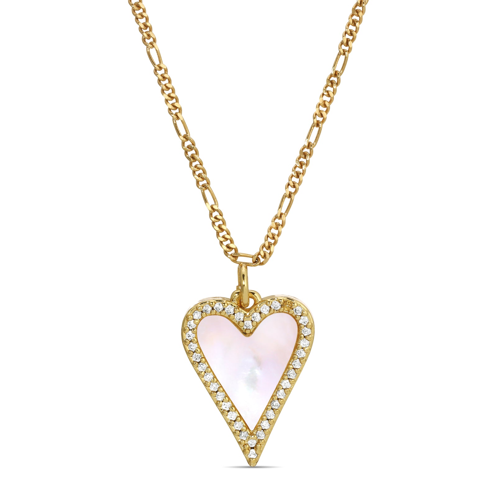 Illuminated Insight Gold Heart Necklace