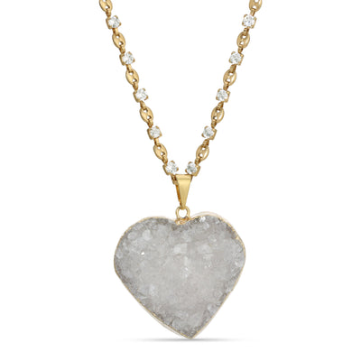 Radiant Soul Heart Gem Necklace