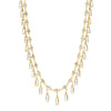 Crystal Cathedral Bead Necklace White