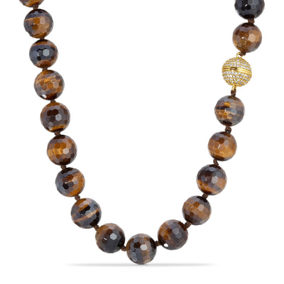Tiger Eye Beads Necklace