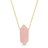 Rose Quartz Point Necklace